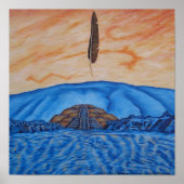 Rio de Luz (lichtrivier) Poster (Voorkant)