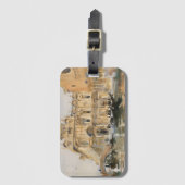 Rio dei Mendicanti, Venetië, door John Singer Sarg Bagagelabel (Voorkant (verticaal))