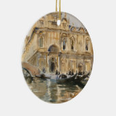 Rio dei Mendicanti, Venetië, door John Singer Sarg Keramisch Ornament (Rechts)