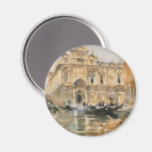Rio dei Mendicanti, Venetië, door John Singer Sarg Magneet (Voorkant / Achterkant)