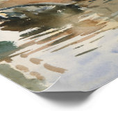 Rio dei Mendicanti, Venetië, door John Singer Sarg Poster (Hoek)