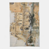 Rio dei Mendicanti, Venetië, door John Singer Sarg Theedoek (Verticaal)