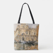 Rio dei Mendicanti, Venetië, door John Singer Sarg Tote Bag (Achterkant)