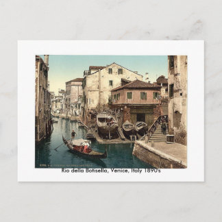 Rio della Botisella, Venetië, 1890 Briefkaart