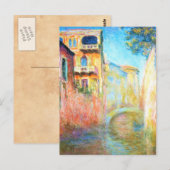 Rio della Salute Claude Monet Briefkaart (Voorkant / Achterkant)