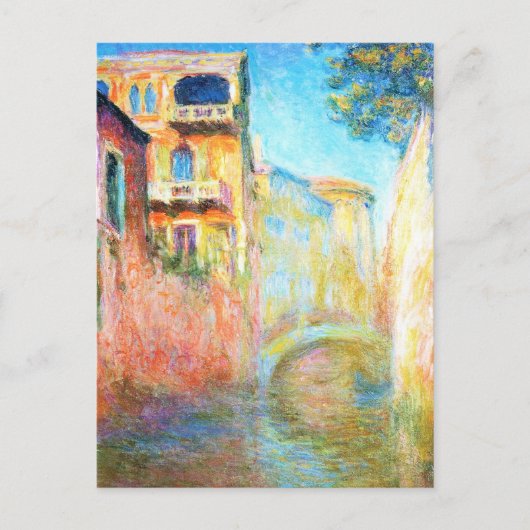 Rio della Salute Claude Monet Briefkaart (Voorkant)