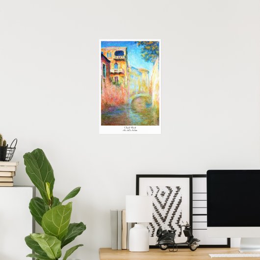 Rio della Salute Claude Monet Poster (Thuiskantoor)