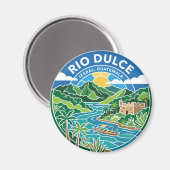 Rio Dulce Guatemala Magneet (Voorkant / Achterkant)