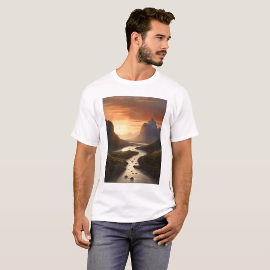 Rio entre montanhas t-shirt (Voorkant volledig)