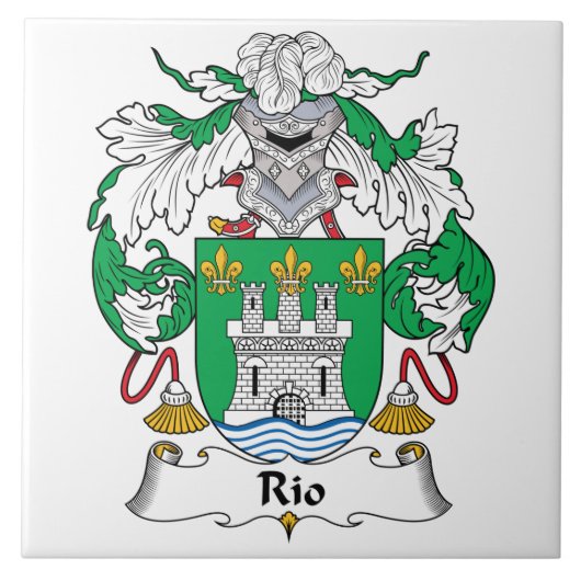 Rio Family Crest Tegeltje (Voorkant)