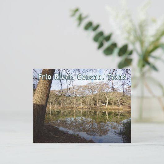 Rio Frio River Concan Texas Garner Briefkaart (Staand voorkant)