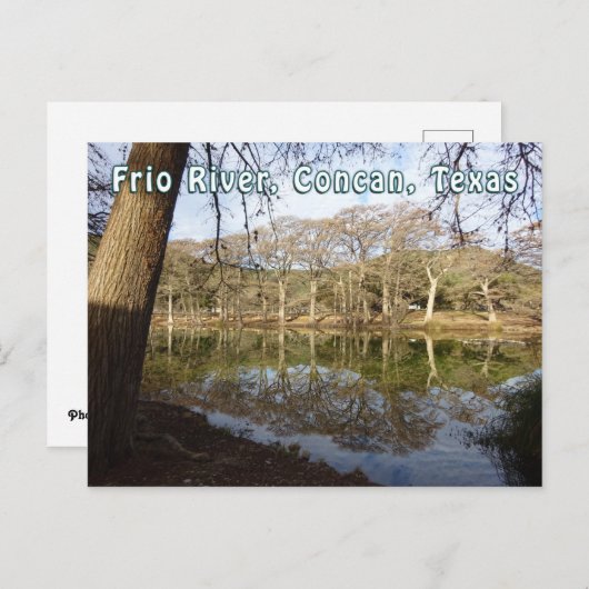 Rio Frio River Concan Texas Garner Briefkaart (Voorkant / Achterkant)