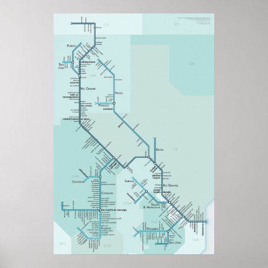 Rio Grande 20 x 30 Poster (Voorkant)