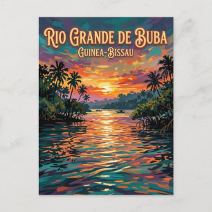 Rio Grande de Buba Guinee-Bissau Briefkaart