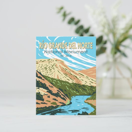 Río Grande del Norte Nationaal Monument Nieuw Mexi Briefkaart (Staand voorkant)