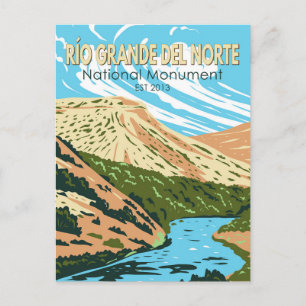 Río Grande del Norte Nationaal Monument Nieuw Mexi Briefkaart