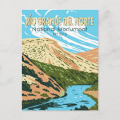 Río Grande del Norte Nationaal Monument Nieuw Mexi Briefkaart (Voorkant)