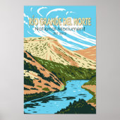 Río Grande del Norte Nationaal Monument Nieuw Mexi Poster (Voorkant)