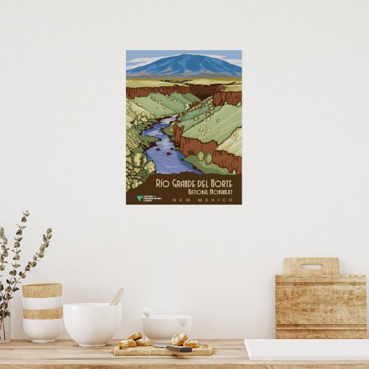 Rio Grande Del Norte Poster (Keuken)