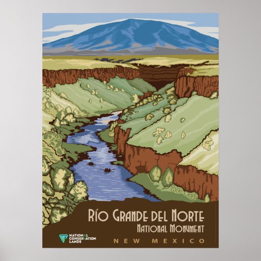 Rio Grande Del Norte Poster (Voorkant)