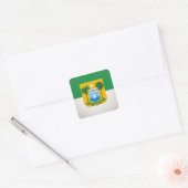 Rio Grande do Norte Vierkante Sticker (Envelop)