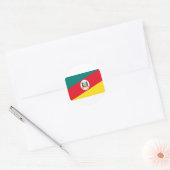 Rio Grande do Sul, Brazilië Vlag Ronde Sticker (Envelop)