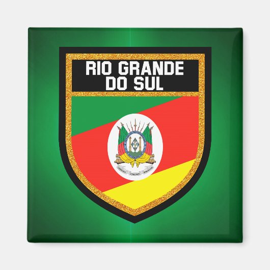 Rio Grande do Sul Flag Magneet (Voorkant)