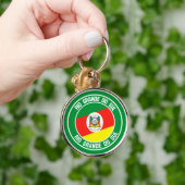 Rio Grande do Sul Round Emblem Sleutelhanger (Hand)