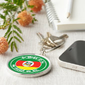 Rio Grande do Sul Round Emblem Sleutelhanger (Zijkant)
