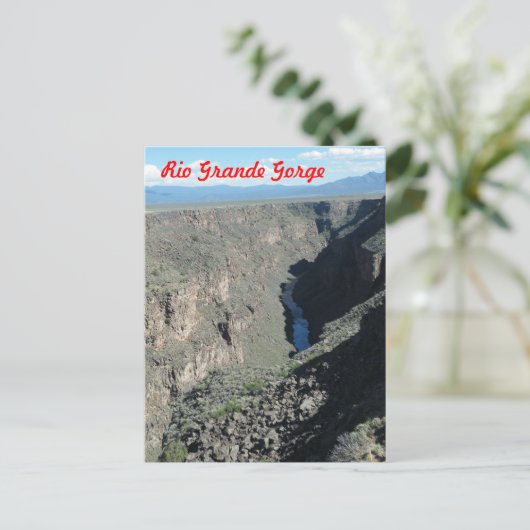 Rio Grande Gorge Briefkaart (Staand voorkant)