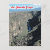 Rio Grande Gorge Briefkaart (Voorkant)