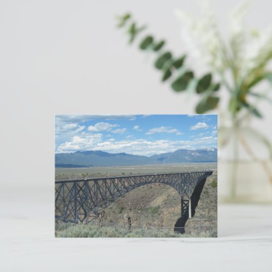 Rio Grande Gorge-brug Briefkaart (Staand voorkant)