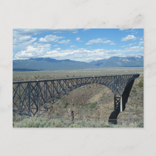 Rio Grande Gorge-brug Briefkaart (Voorkant)