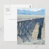 Rio Grande Gorge-brug Briefkaart (Voorkant / Achterkant)