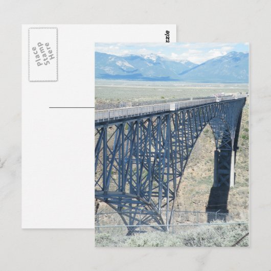 Rio Grande Gorge-brug Briefkaart (Voorkant / Achterkant)