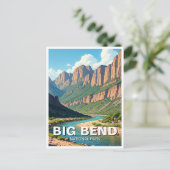 Rio Grande in het Big Bend National Park Briefkaart (Staand voorkant)