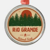 Rio Grande National Forest Metalen Ornament (Voorkant)