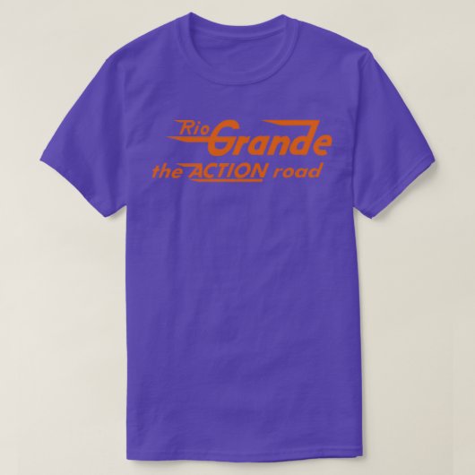 Rio Grande Railroad The Action Road T-shirt (Design voorkant)