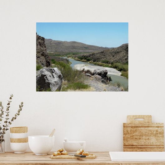 Rio Grande River-Texas Poster (Keuken)