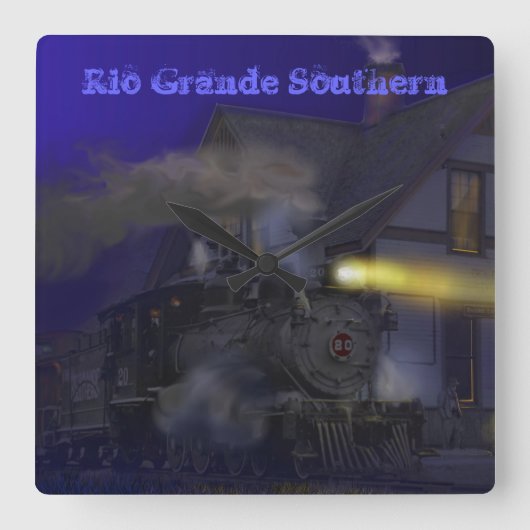 Rio Grande Southern Wall klok (Voorkant)