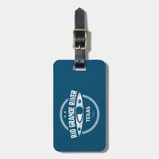 Rio Grande, Texas Bagagelabel (Voorkant verticaal)