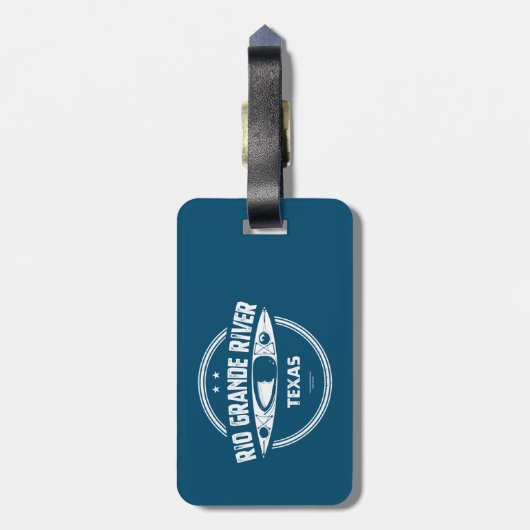 Rio Grande, Texas Bagagelabel (Achterkant verticaal)