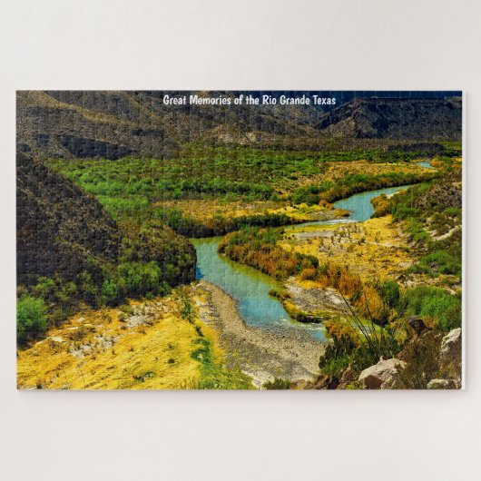 Rio Grande Texas. Jigzaag Puzzle Legpuzzel (Horizontaal)