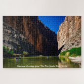 Rio Grande Texas. kerstcadeautjes Legpuzzel (Horizontaal)