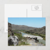 Rio Grande, Texas/Landschap Briefkaart (Voorkant / Achterkant)