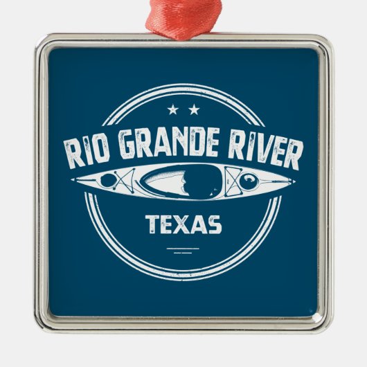 Rio Grande, Texas Metalen Ornament (Voorkant)