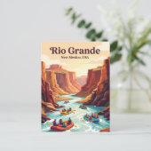 Rio Grande, VS, wildwatervlotten Briefkaart (Staand voorkant)
