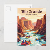 Rio Grande, VS, wildwatervlotten Briefkaart (Voorkant / Achterkant)