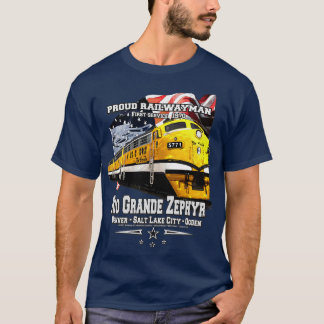 Rio Grande Zephyr Denver Ogden trein T-shirt