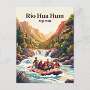 Rio Hua Hum, Argentinië Briefkaart